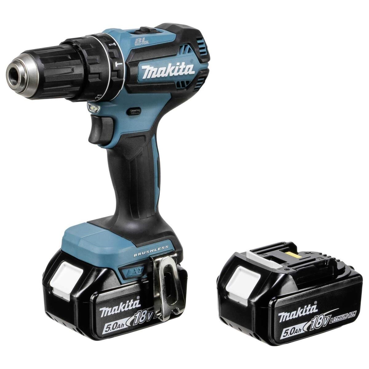 Makita DHP485RTJ - Bohrhammer/Treiber - schnurlos - 2 Geschwindigkeiten - Bohrfutterschlüssel 13 mm - 50 N·m