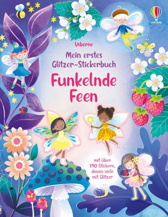 dtv Mein erstes Glitzer-Stickerbuch: Feen