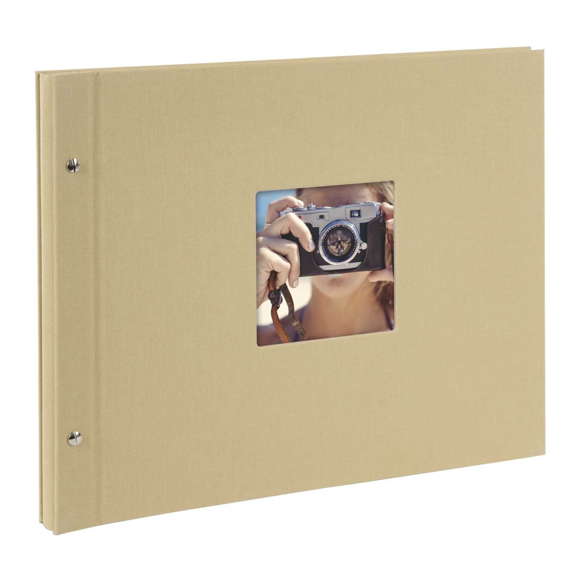 Goldbuch Bella Vista beige 39x31 Schraubalbum 40 weiße Seiten