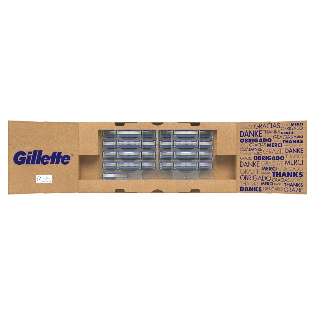 Gillette Mach3 Systemklingen 25er -  Online Versandvariante