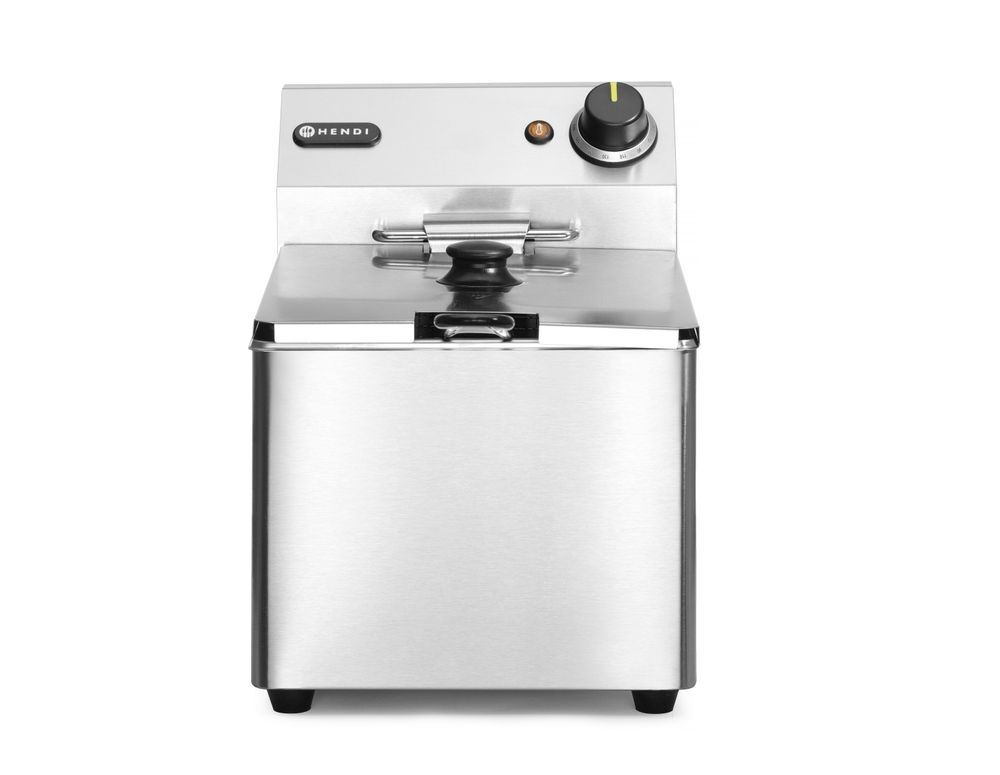 HENDI Fritteuse Kitchen Line - 8L, Kitchen Line, 8L, 230V/3500W, 265x430x(H)350mm