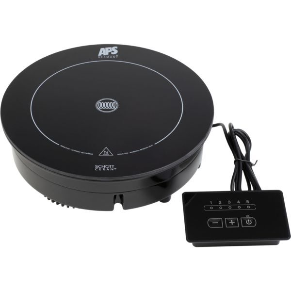 APS Induktionskochplatte mit Regler, ø: 200 mm