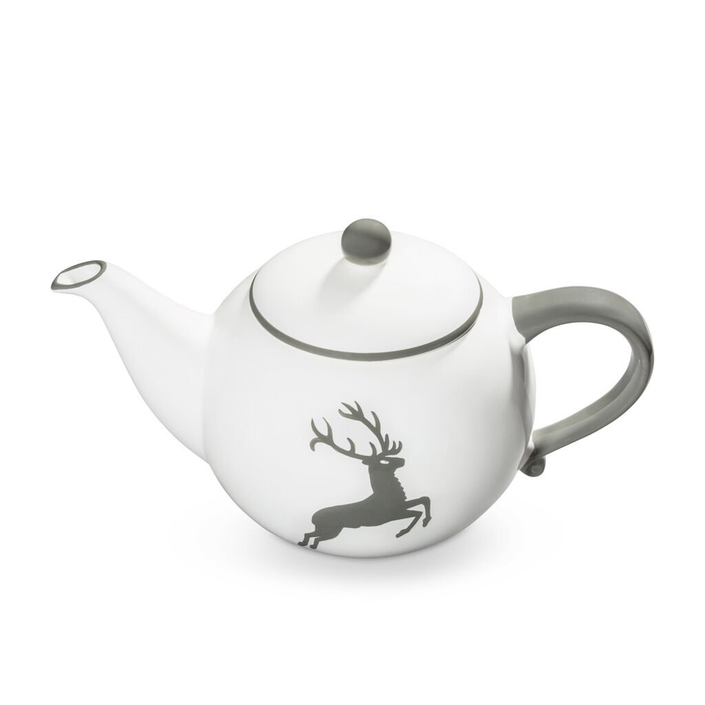 Gmundner Keramik Grauer Hirsch, Teekanne 1,5L