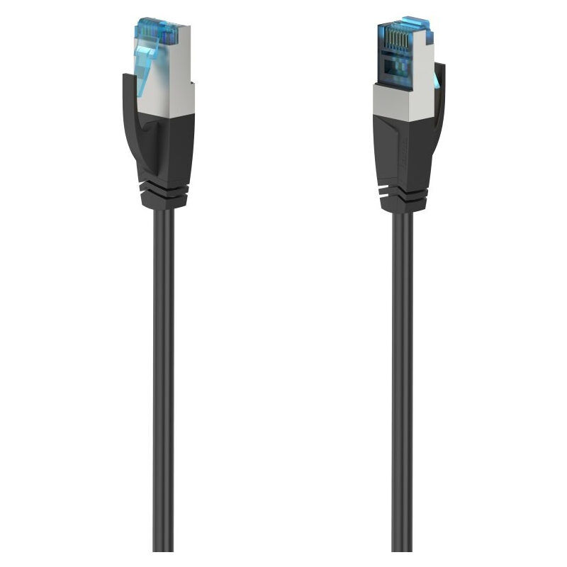 Hama Netzwerkkabel CAT-6a 0,25m sw (schwarz)