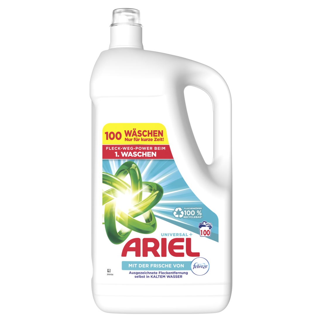 Ariel Flüssig Febreze 5L - 100WL