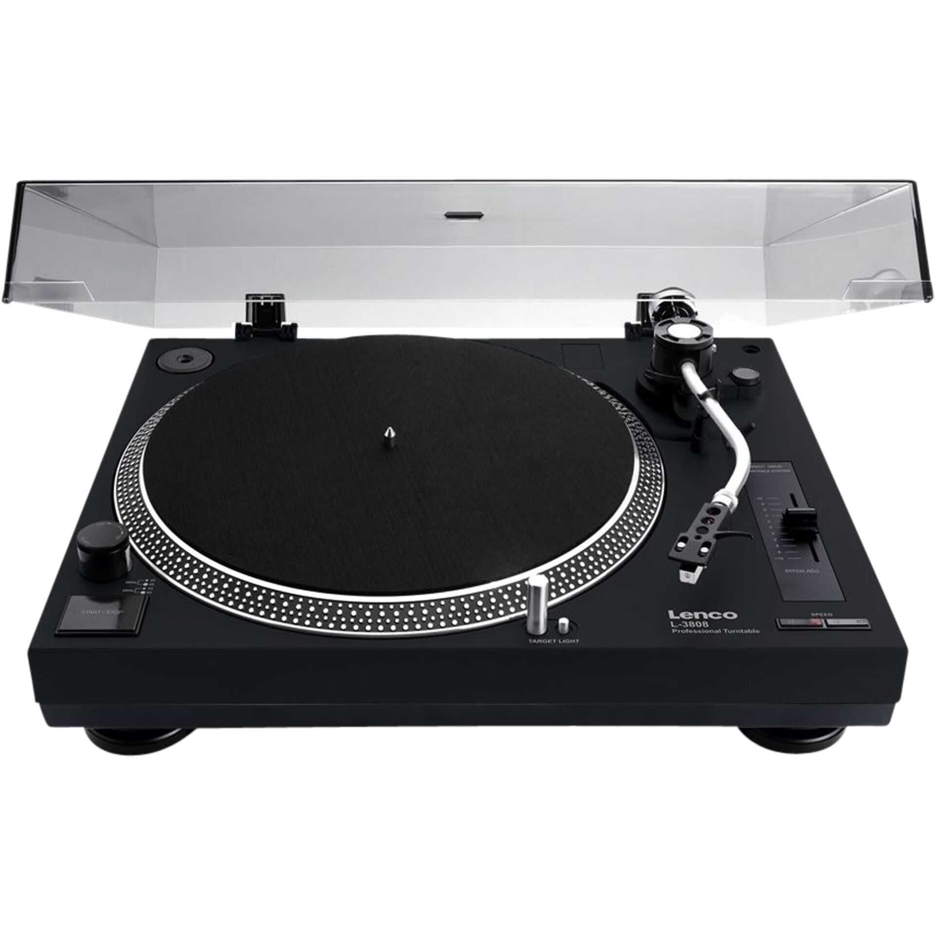 Lenco L-3808 - Plattenspieler - Schwarz