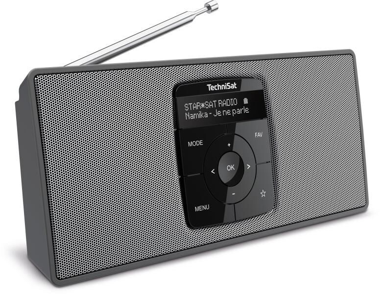 TECHNISAT VG! Radio tragb. 2x1W Akku/Netz UKW DAB+ Bluetooth sw-si DIGITRADIO 2 S SCHWARZ/SILBER