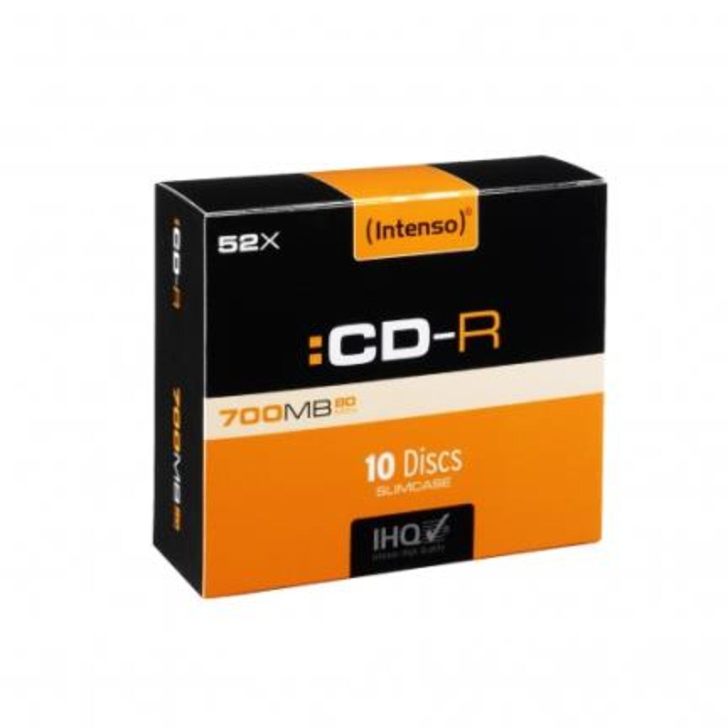 Intenso, CD-R 80min Slim Case, 10 Stück