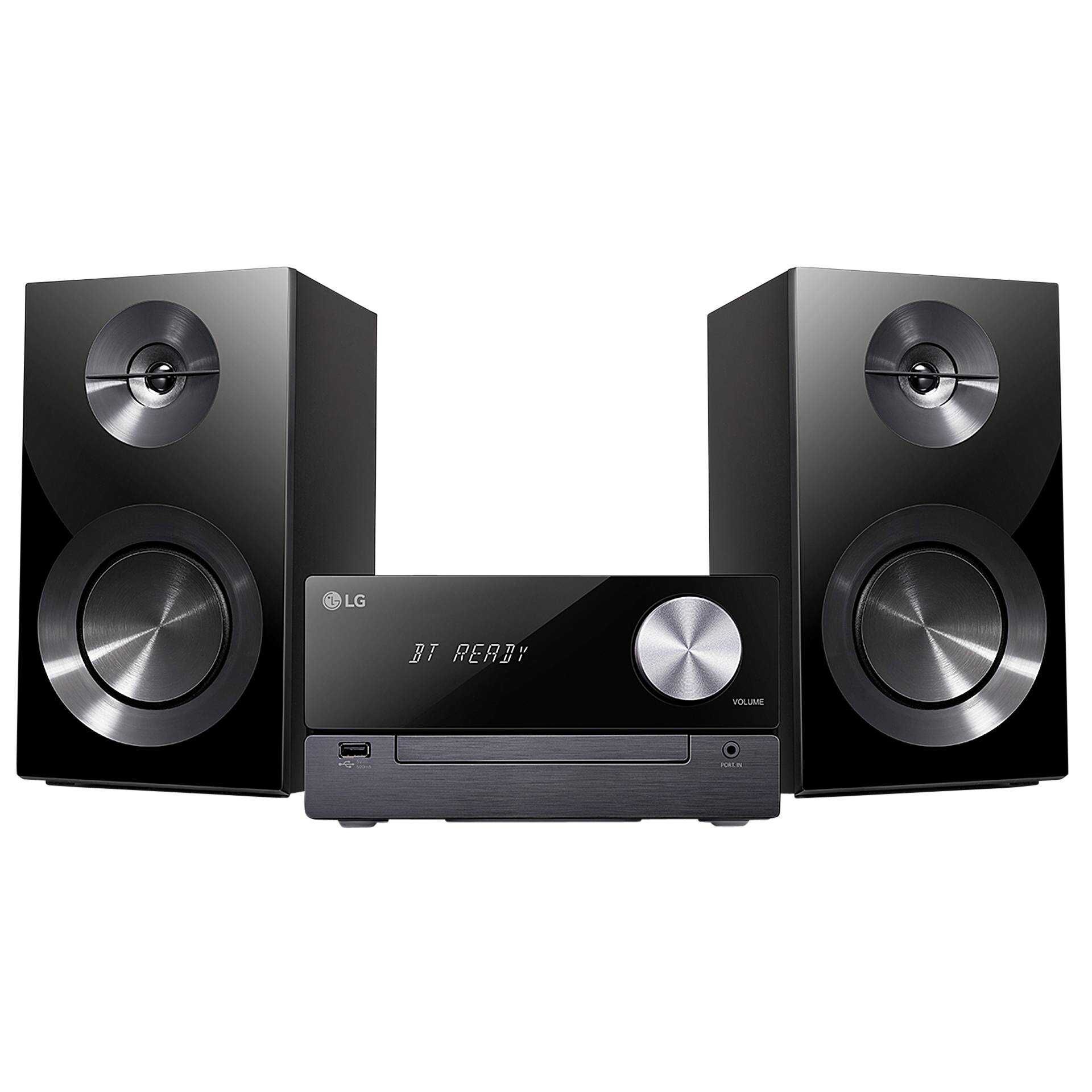 LG CM2460DAB - Microsystem - 2 x 50 Watt - Schwarz