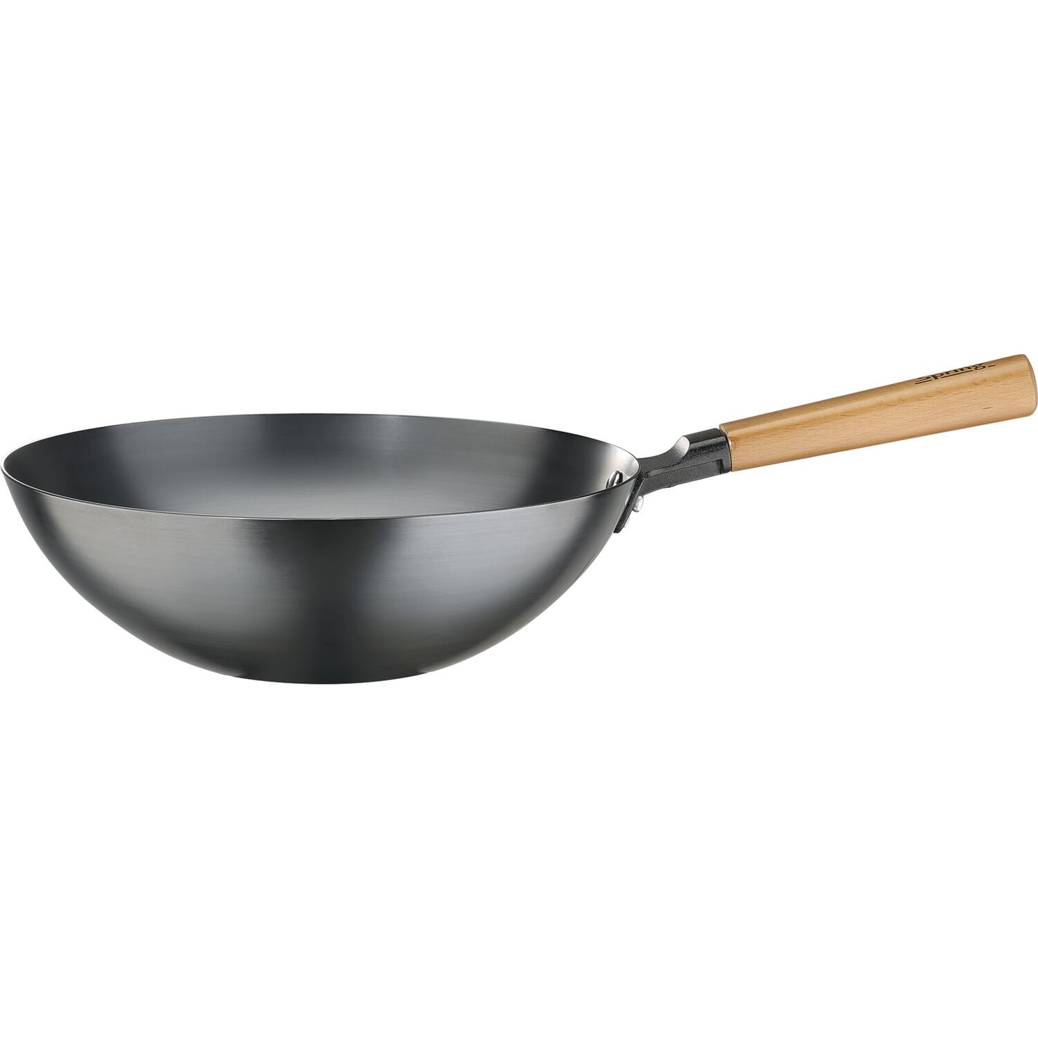 SPRING Wok mit Stiel Carbonstahl, ø: 300 mm