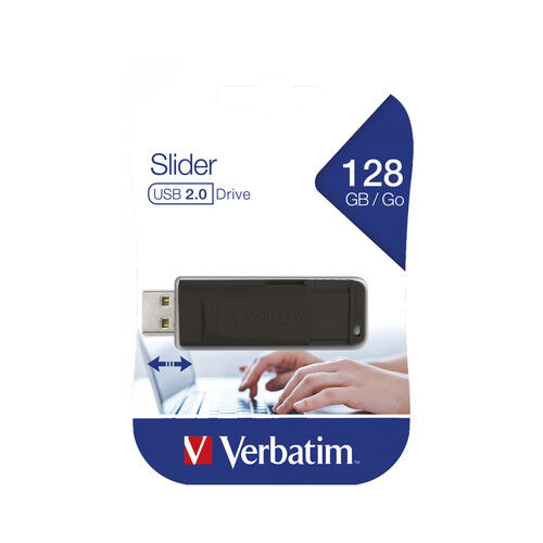 Verbatim Slider Store'n'Go USB-Stick 128 GB USB 2.0 Standard