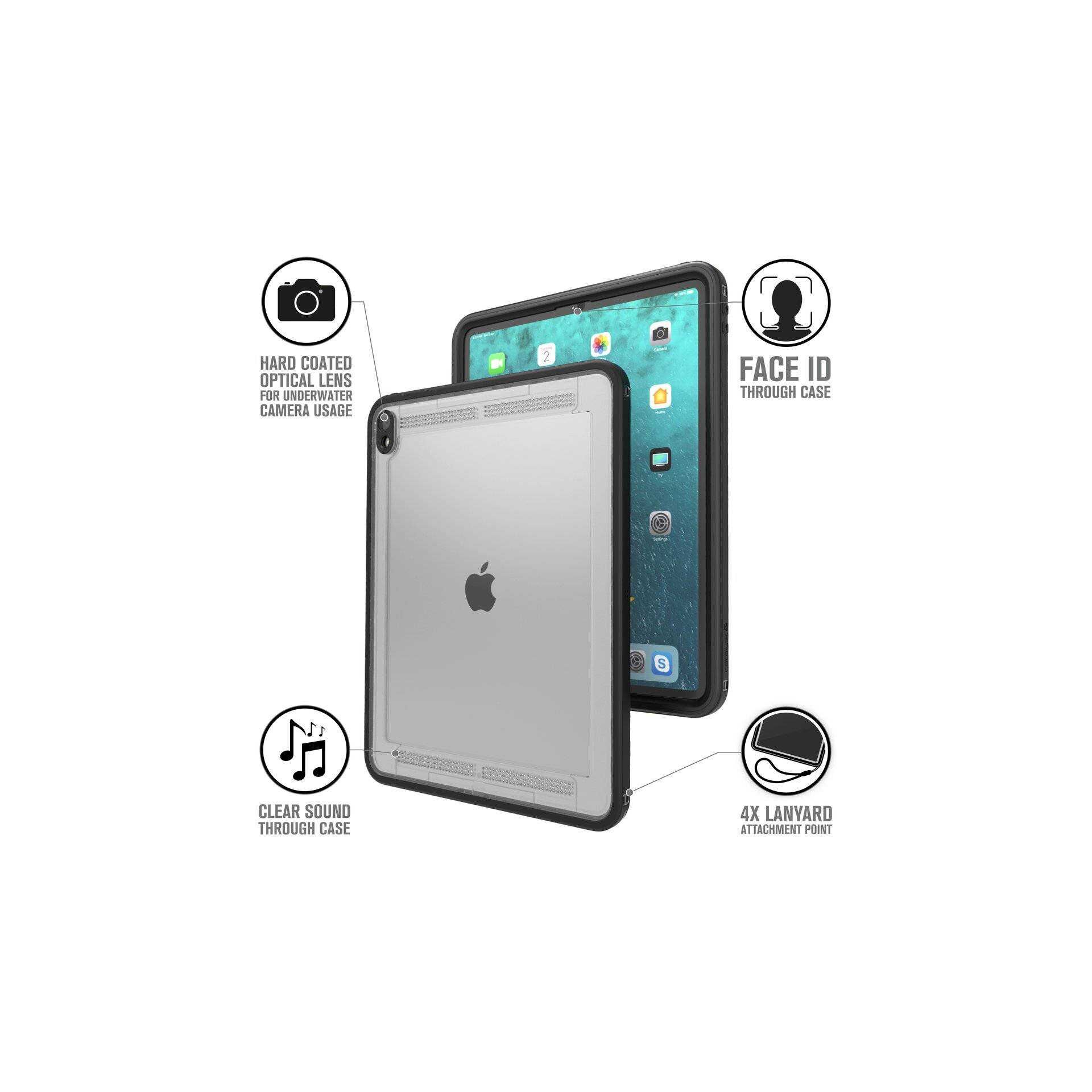 Catalyst iPad Pro 12,9  2018 Wasserdichtes Case Stealth Black