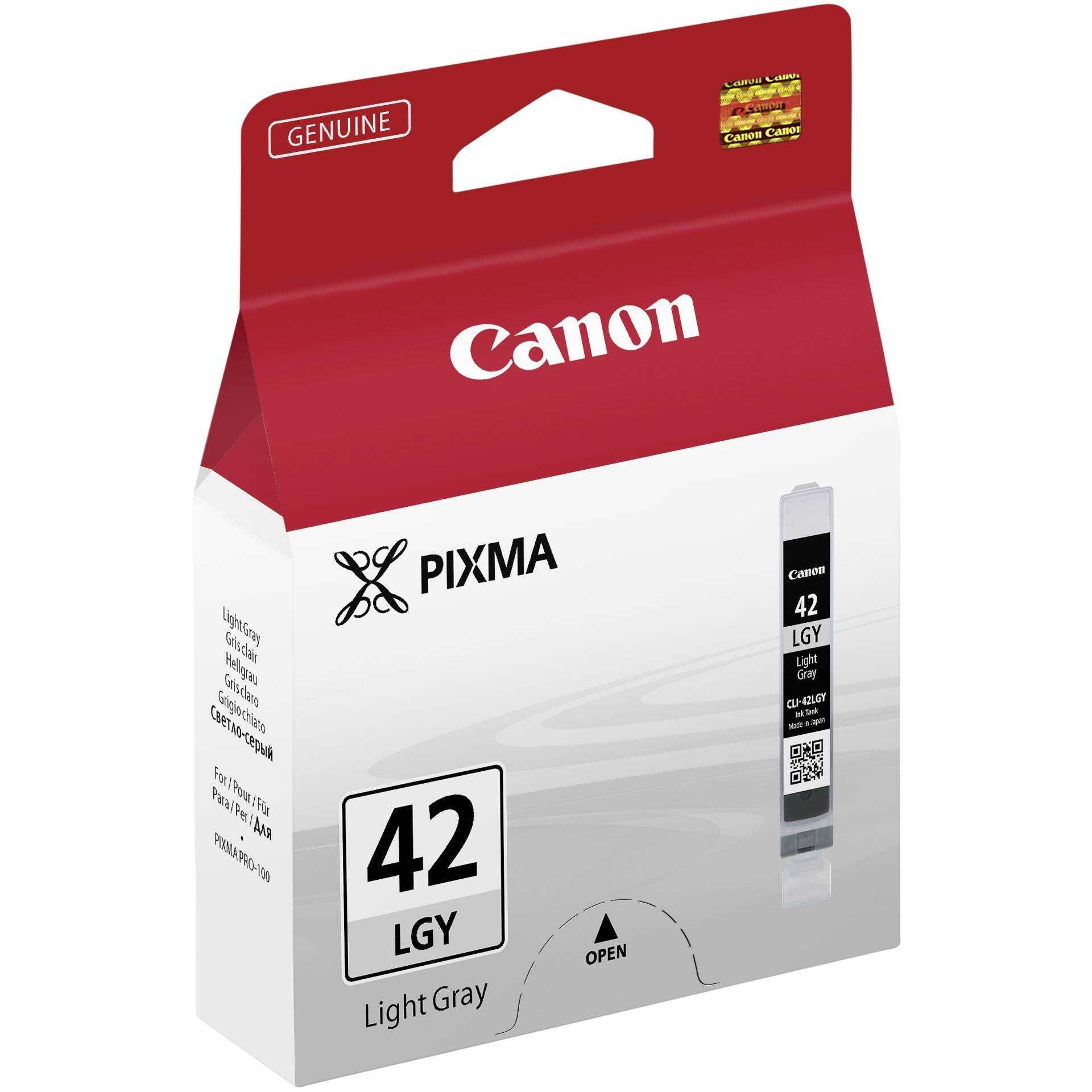 Canon CLI-42LGY - 13 ml - farbstoffbasiertes Hellgrau - Original - Tintenbehälter - für PIXMA PRO-100, PRO-100S; PIXUS PRO-100