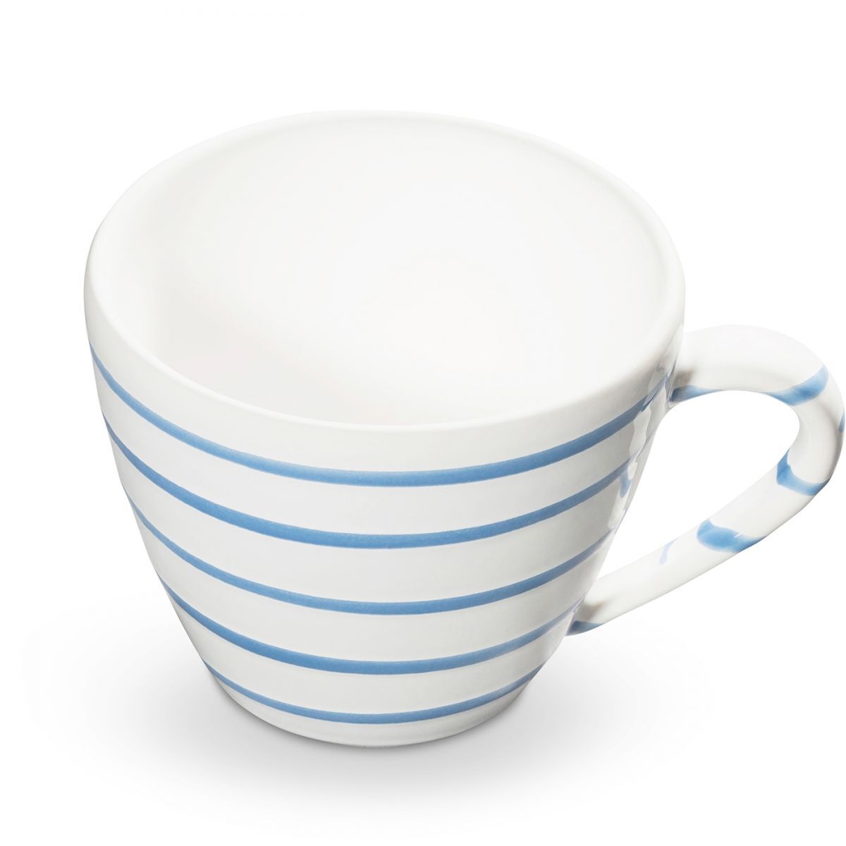 Gmundner Keramik Blaugeflammt, Cappuccino Tasse 0,16 Liter