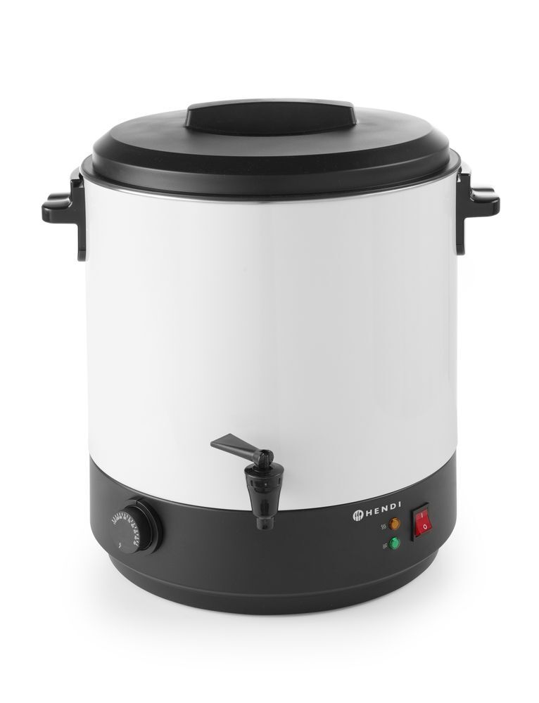 HENDI Heißgetränkespender, 25L, Weiß, 230V/2500W, 435x441x(H)500mm