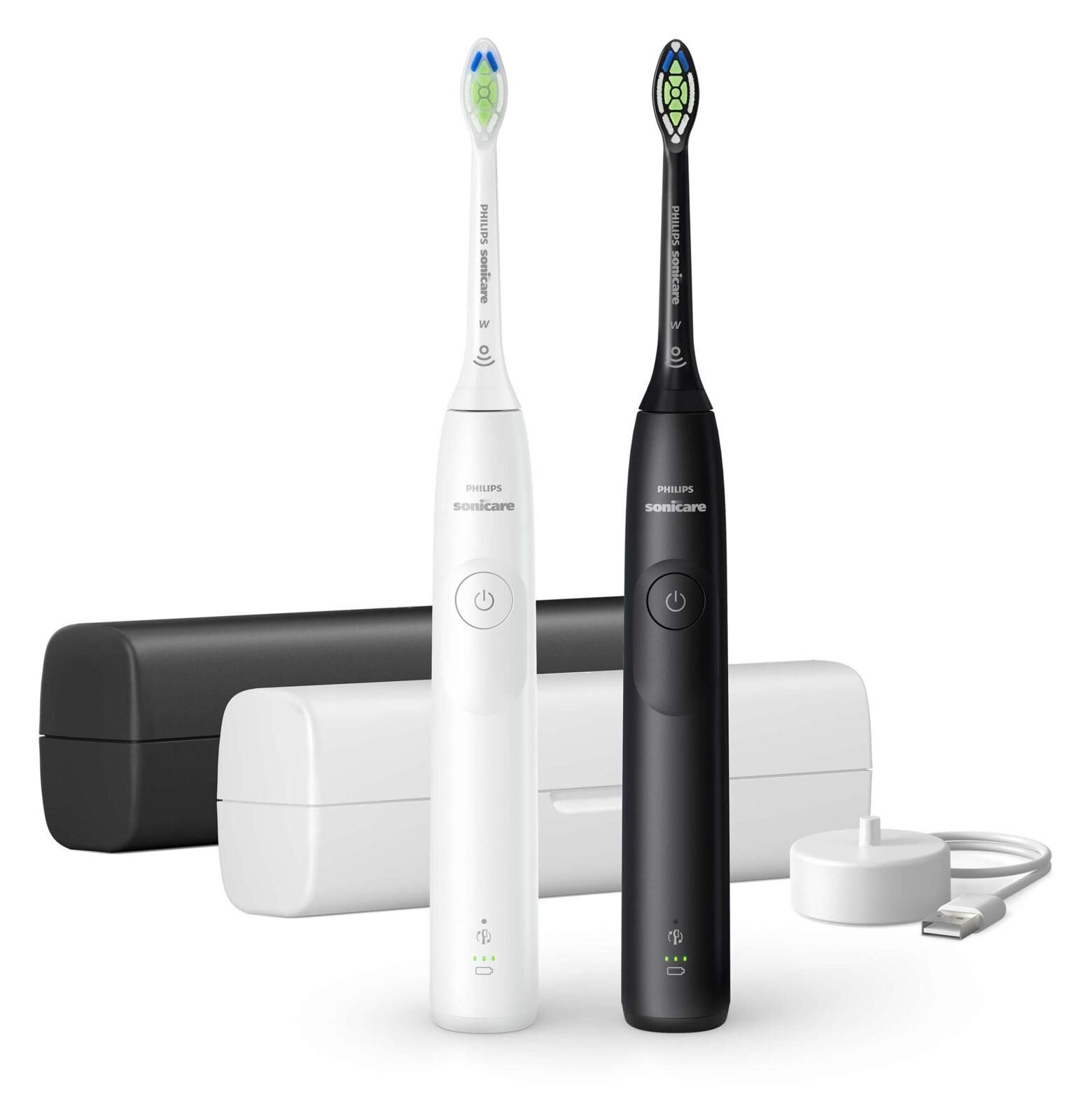Philips HX7109/01 Sonicare 5300 elektrische Schallzahnbürste mit 2. Handteil, inkl. 2 Reiseetuis