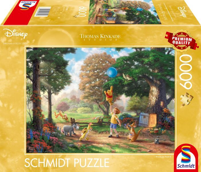 Schmidt Spiele Puzzle Thomas Kinkade Disney, Winnie Puuh II 6000Teile 57399