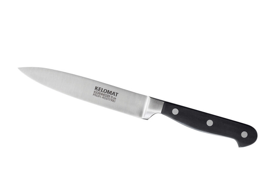 Kelomat Küchenmesser 18 cm Chromstahl händisch geschärft