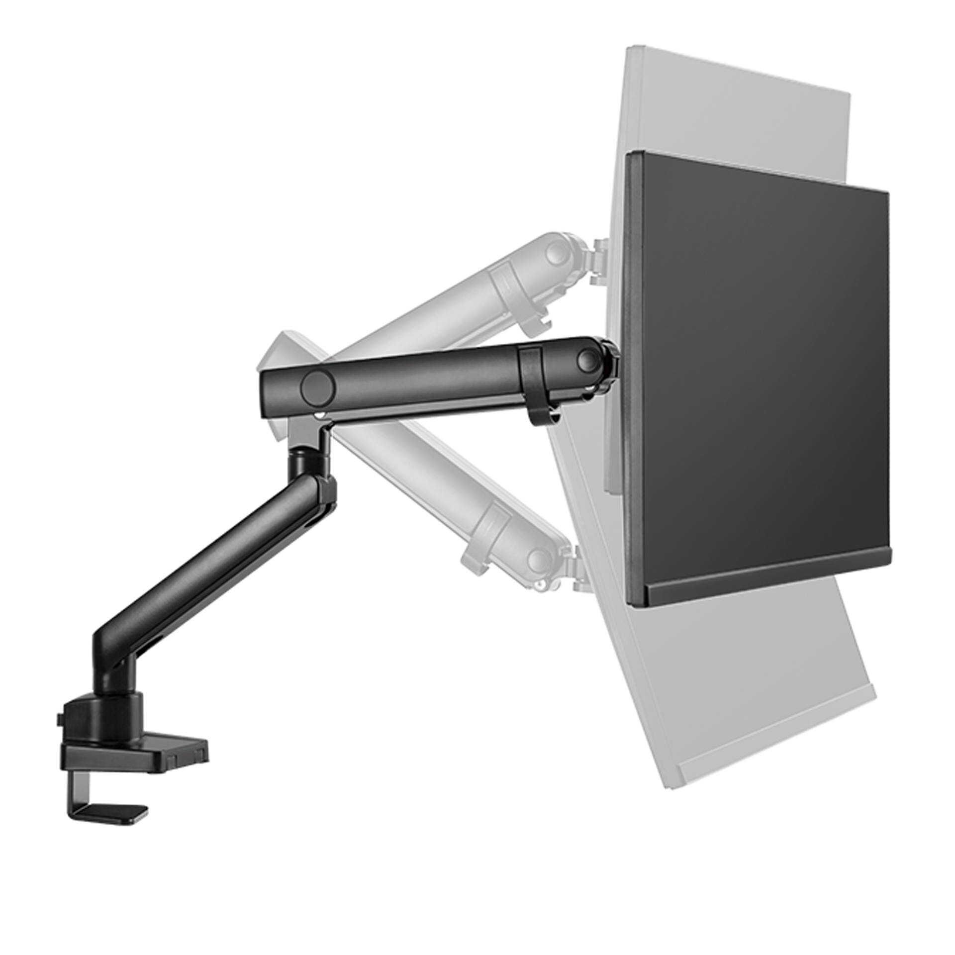 RaidSonic ICY BOX IB-MS313-T - Tischhalterung für Monitor - Kunststoff, Aluminium, Stahl - Schwarz - Bildschirmgröße: 81.3 cm (32")