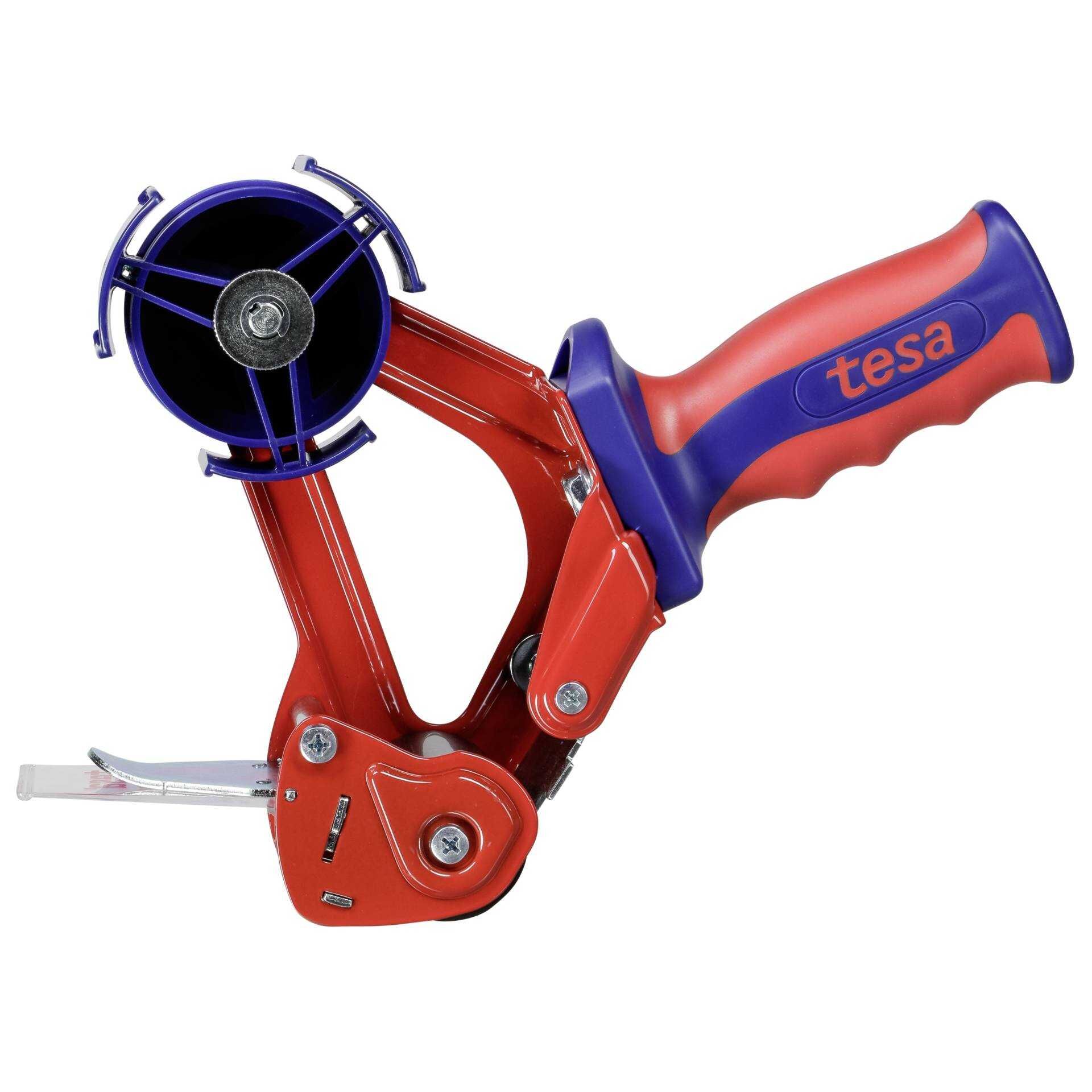 Tesa 6400 - Abroller - Pistolengriff - Rot, Blau
