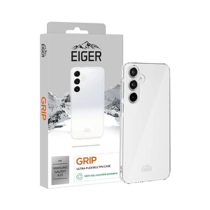 Eiger Grip Case Samsung A55 (Transparent)