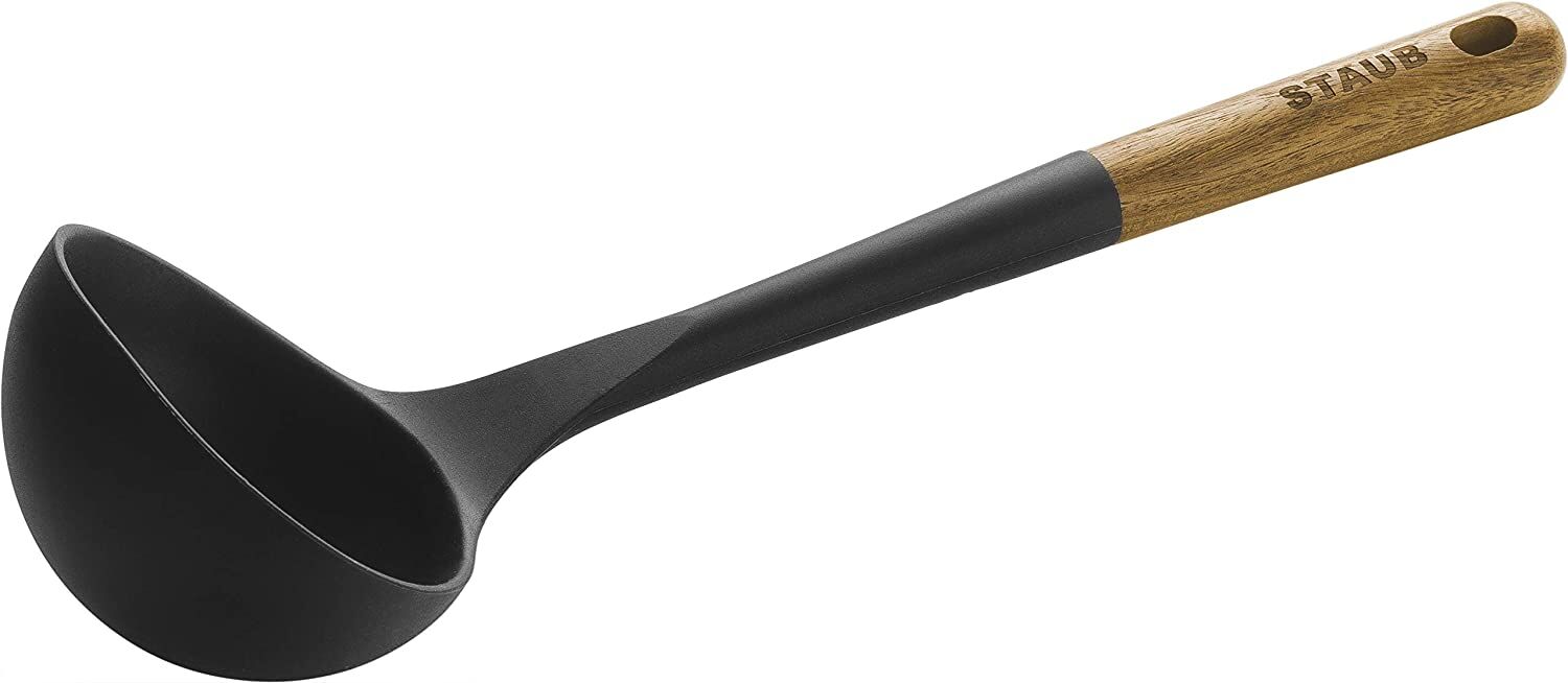 Staub Suppenkelle, 31 cm  Schwarz  Silikon  40503-104-0