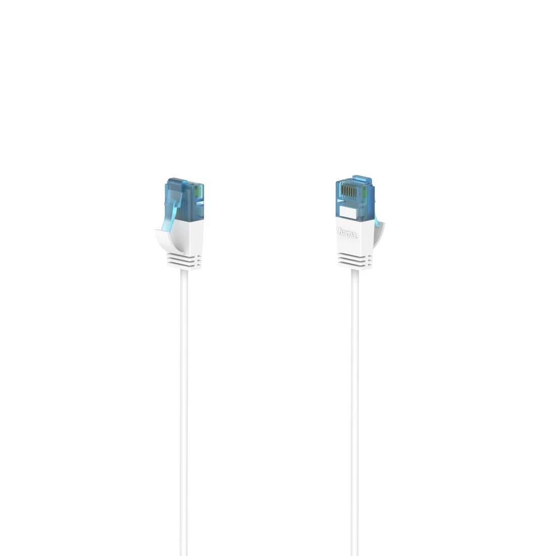 Hama Netzwerkkabel "Flexi-Slim", CAT-6a, 10 Gbit / s, U / UTP, 3,00 m
