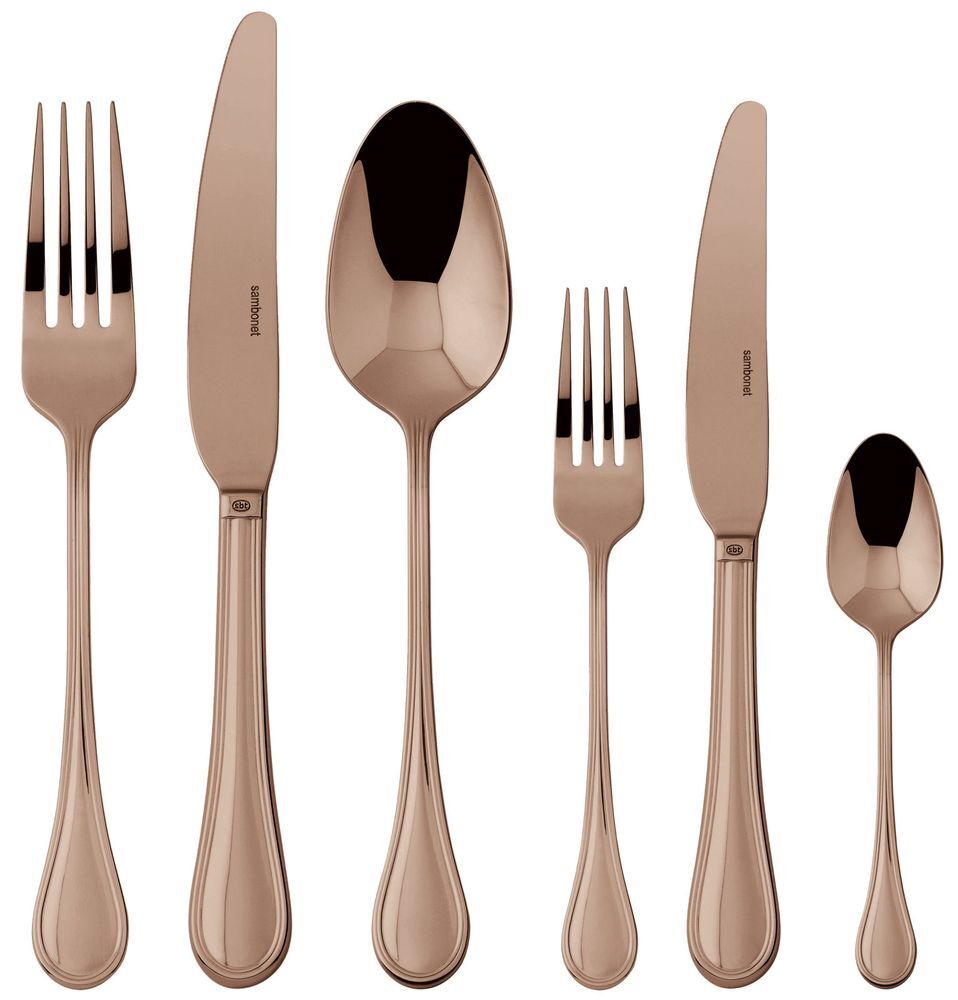 Sambonet Besteck Royal Mirror Copper Set 36 tlg.