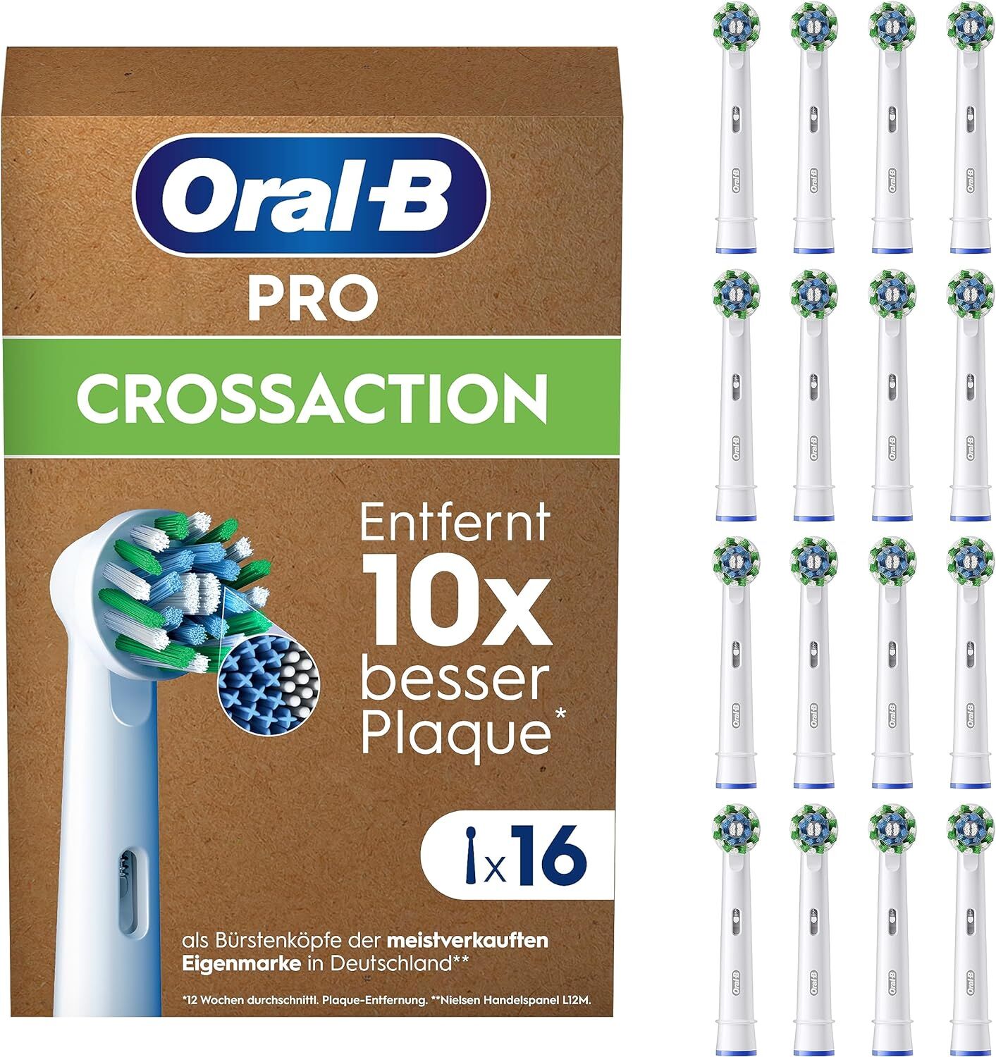 Oral-B Aufsteckbürsten Pro CrossAction 16er FFU