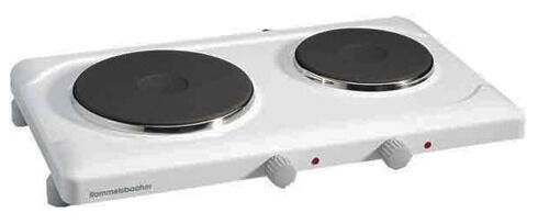 ROMMELSBACHER Doppelkochplatte,2500W,14.5-18cm,o.Deck THL 2597