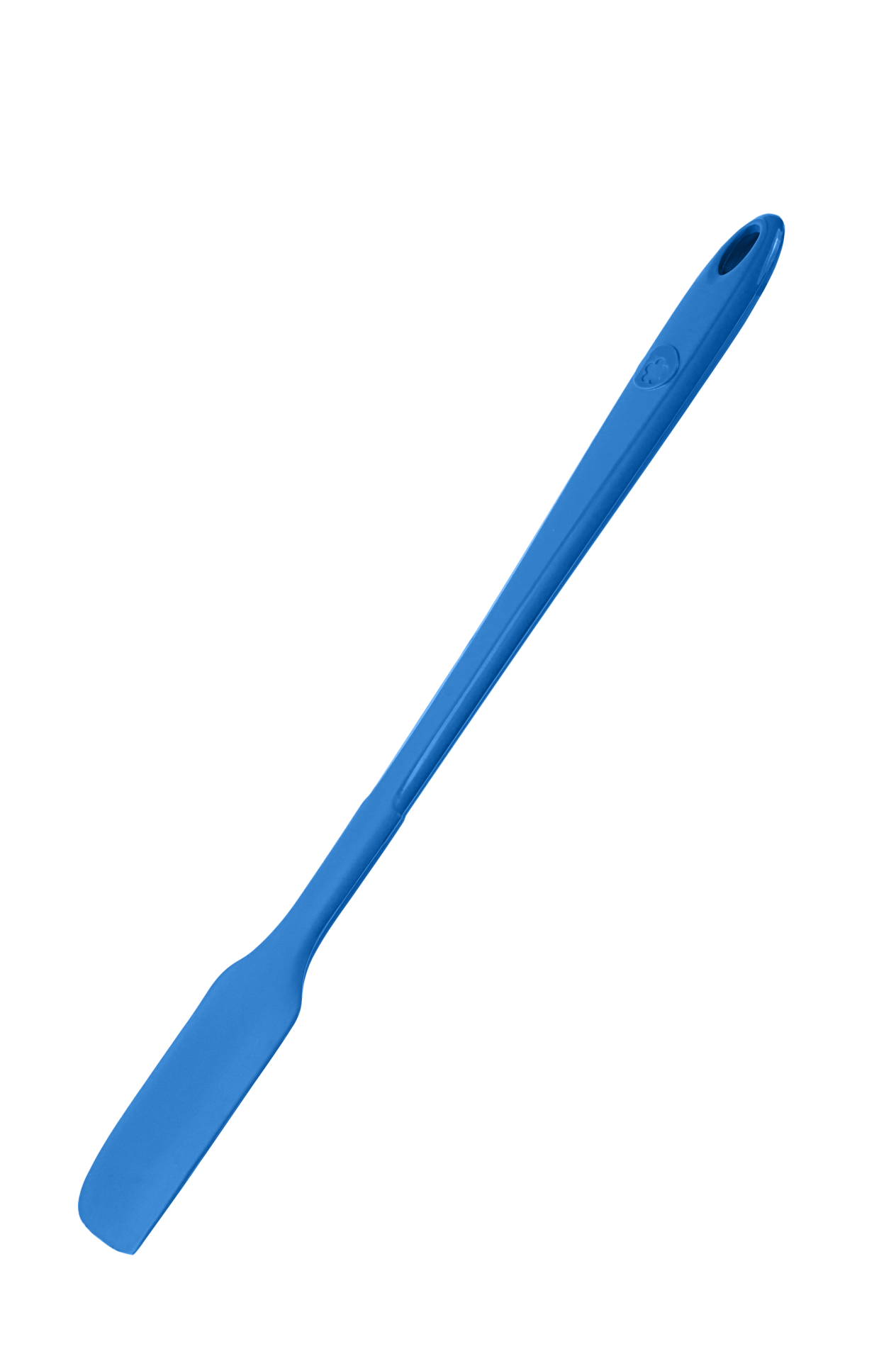 Kochblume Design Teigschaber S blau