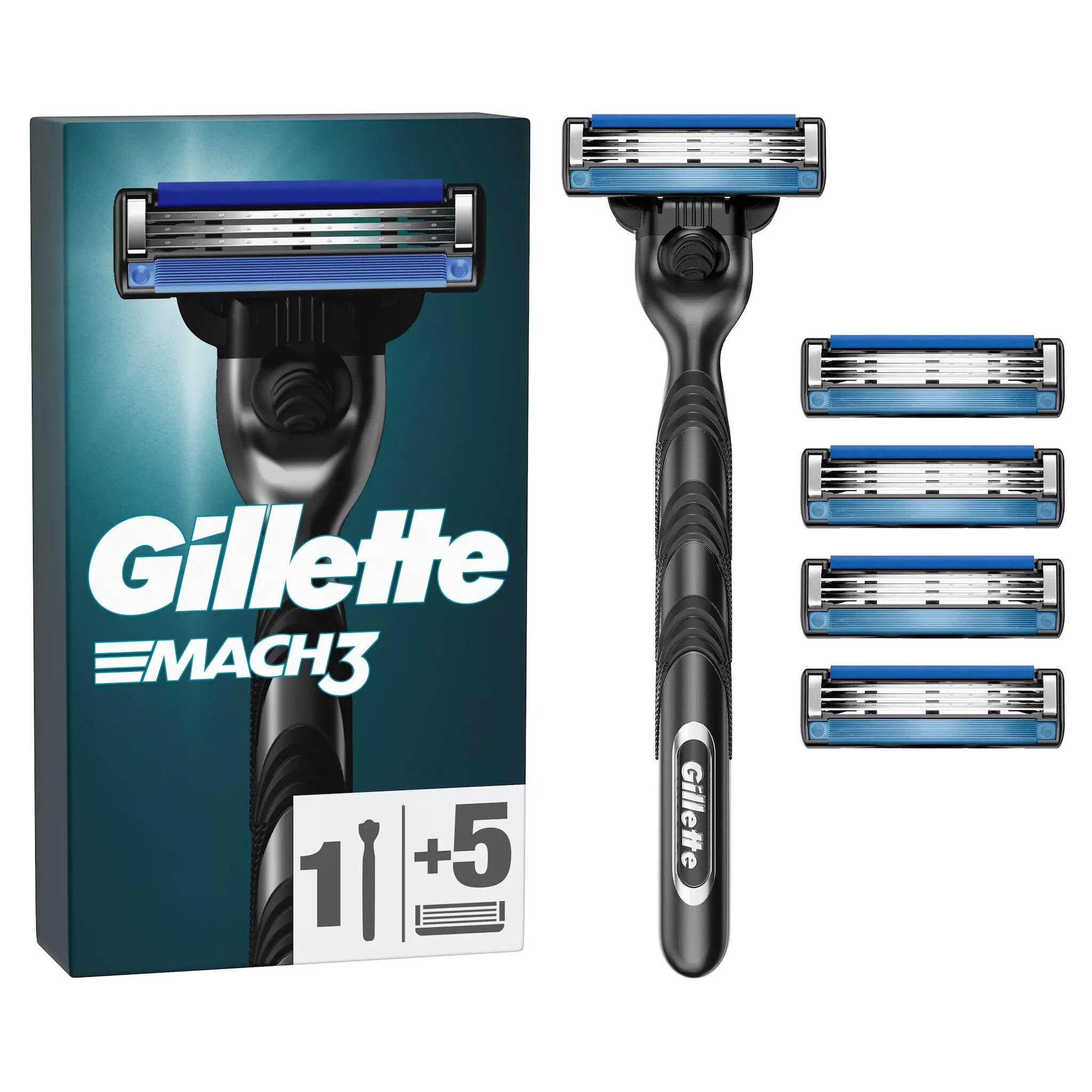 Gillette Mach3 Systemklingen 5er mit Handstück