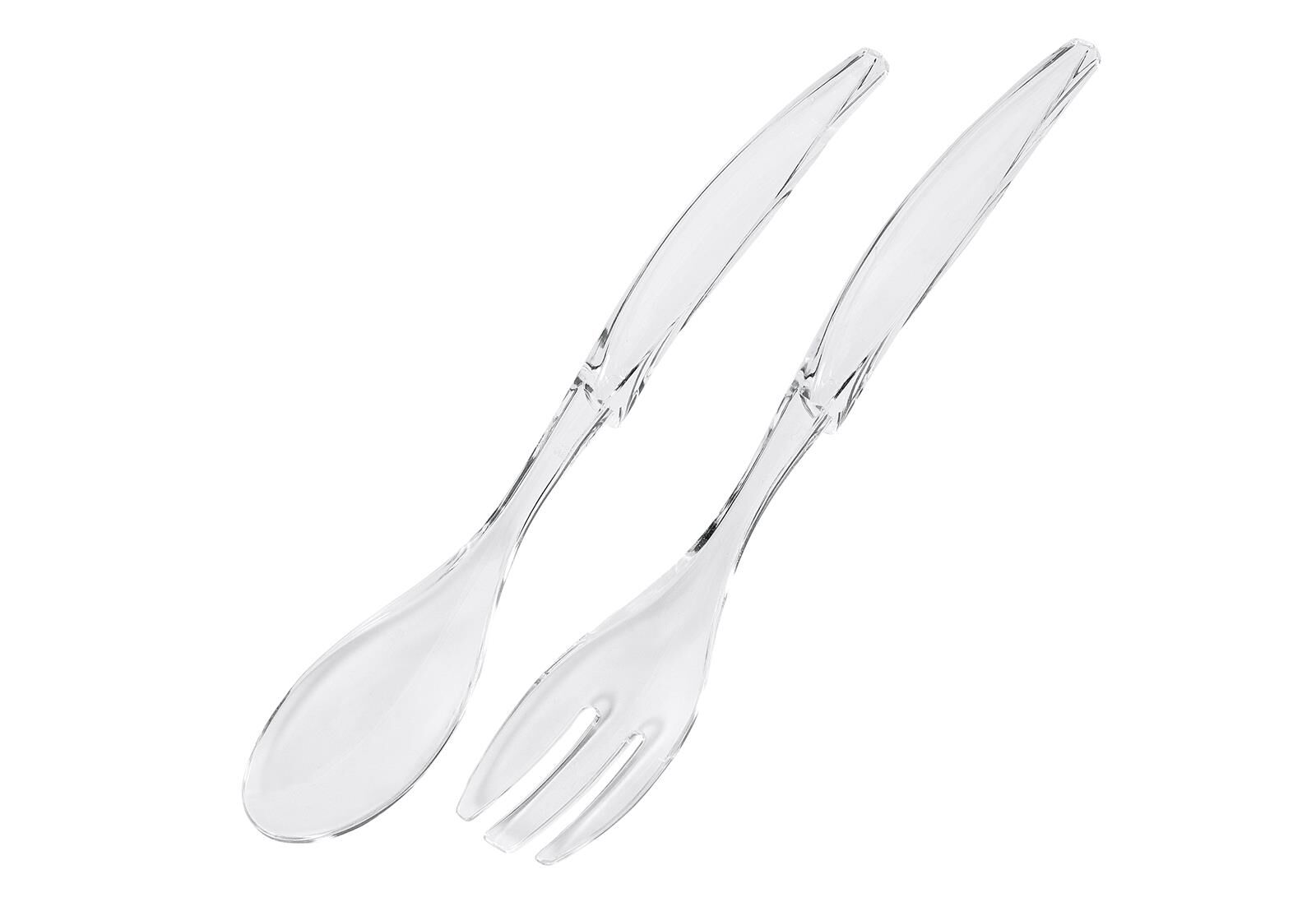 EMSA Salatbesteck Vienna 30 cm transparent