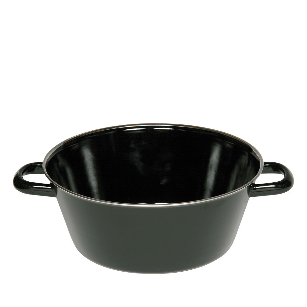 Riess Classic Emaille Schmalzpfanne halbtief 26cm H:10,2cm