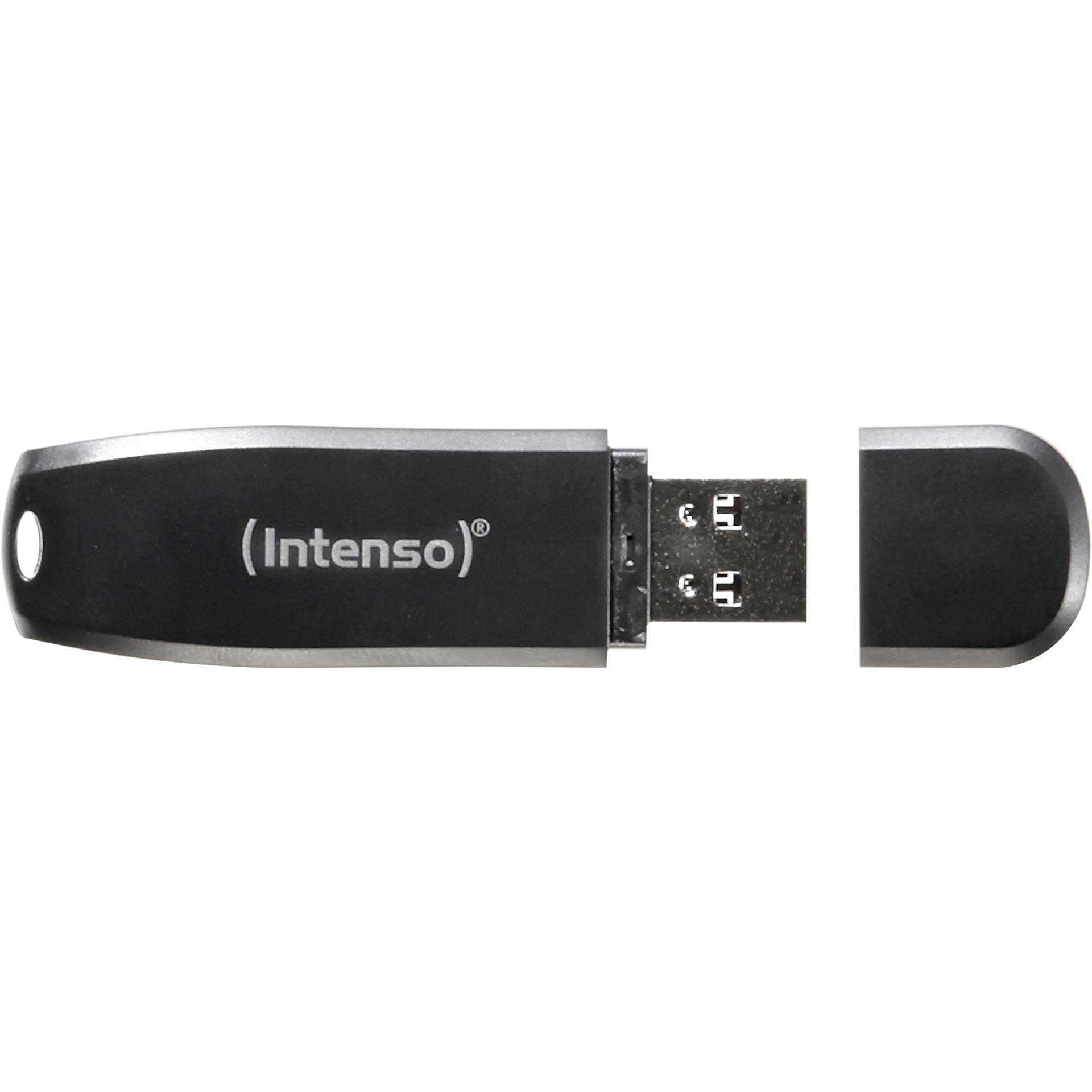 Intenso Speed Line - USB-Flash-Laufwerk - 128 GB - USB 3.0 - Schwarz