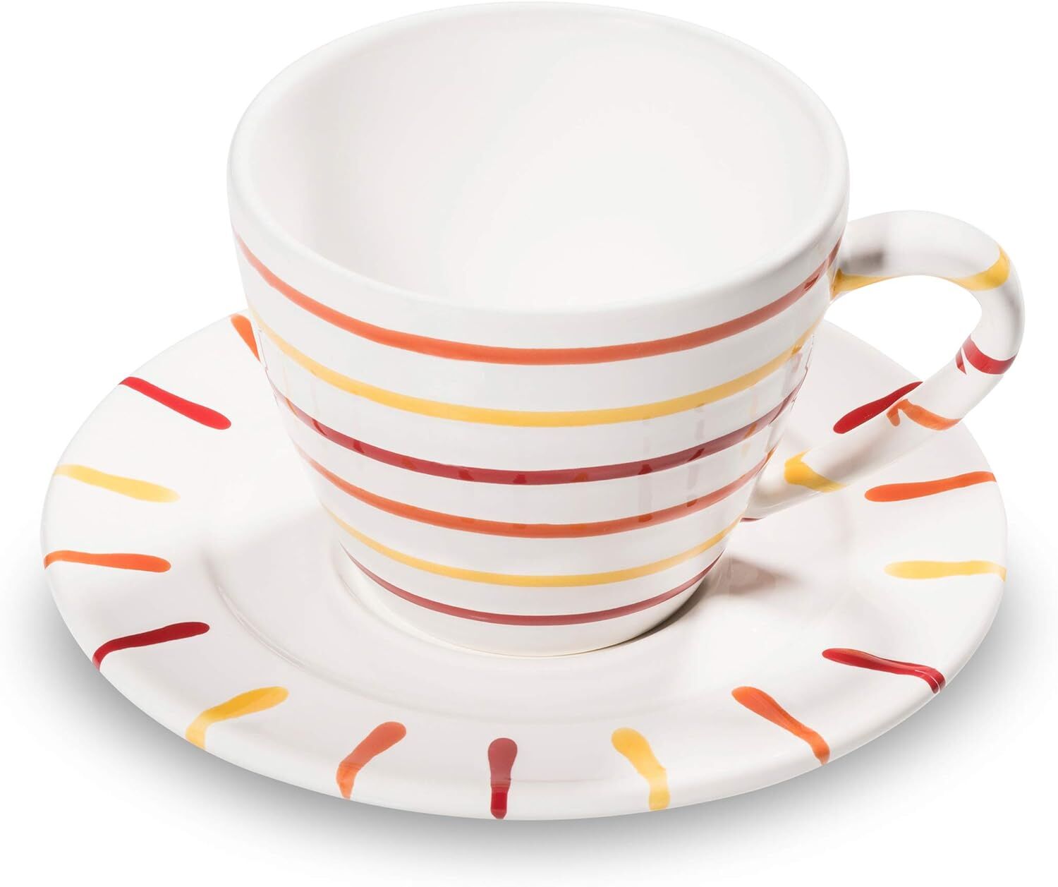 Gmundner Kaffeetasse mit Unterteller Set, 2-teilig Landlust