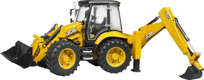 Bruder, JCB 5CX eco Baggerlader 02454, Profi, 41,1x17,2x25 cm, Gelb, 2454