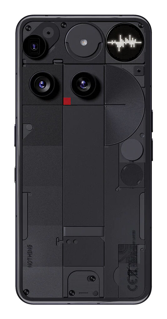 Nothing Phone (3), 16,9 cm (6.67"), 12 GB, 256 GB, 50 MP, Android 15, Schwarz