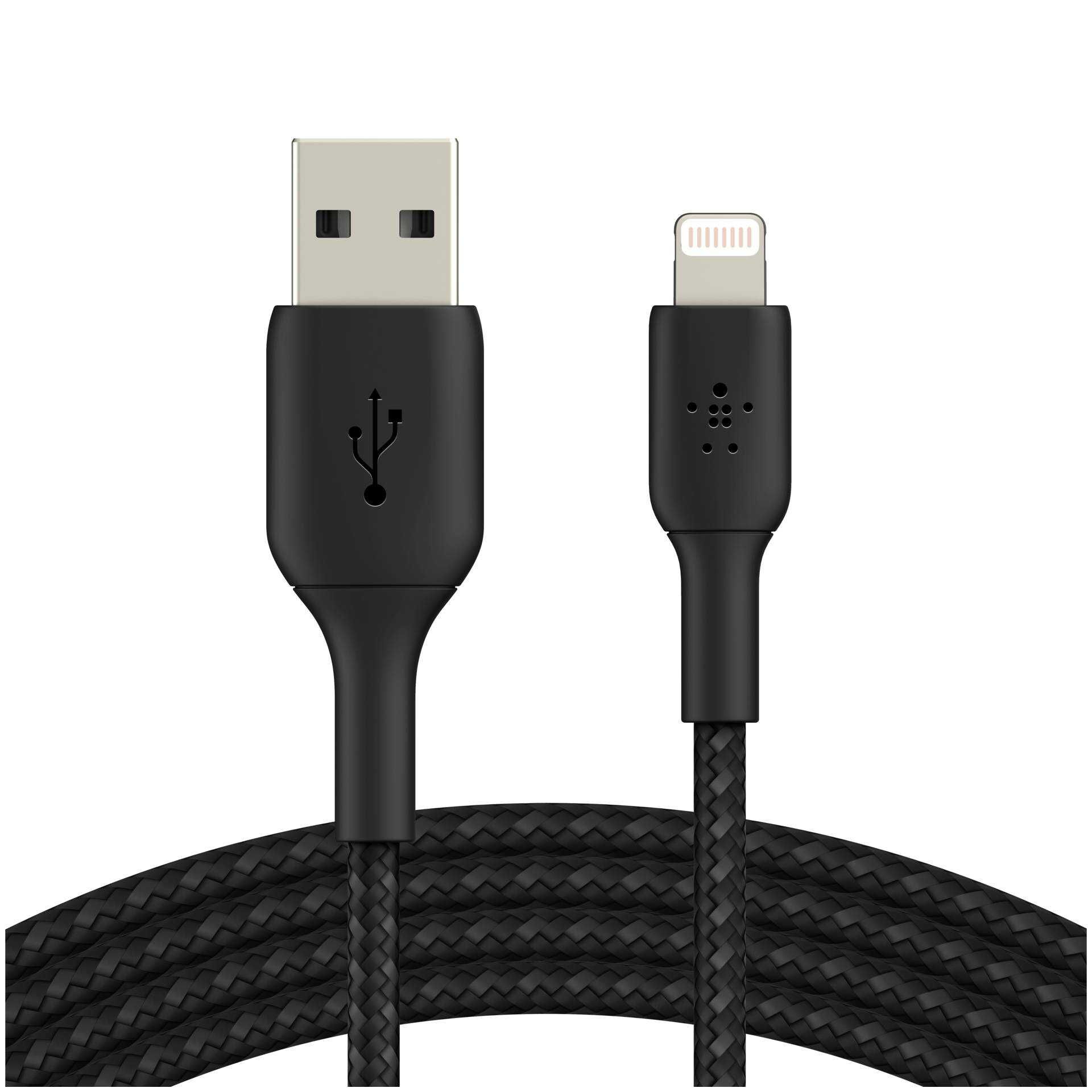 Belkin BOOST CHARGE - Lightning-Kabel - Lightning (M) bis USB (M) - 3 m - Schwarz - für Apple iPad/iPhone/iPod (Lightning)