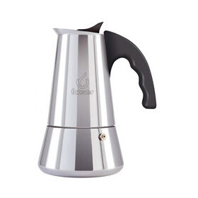 Forever Espressokocher Miss Conny 10 Tassen Edelstahl Induktion