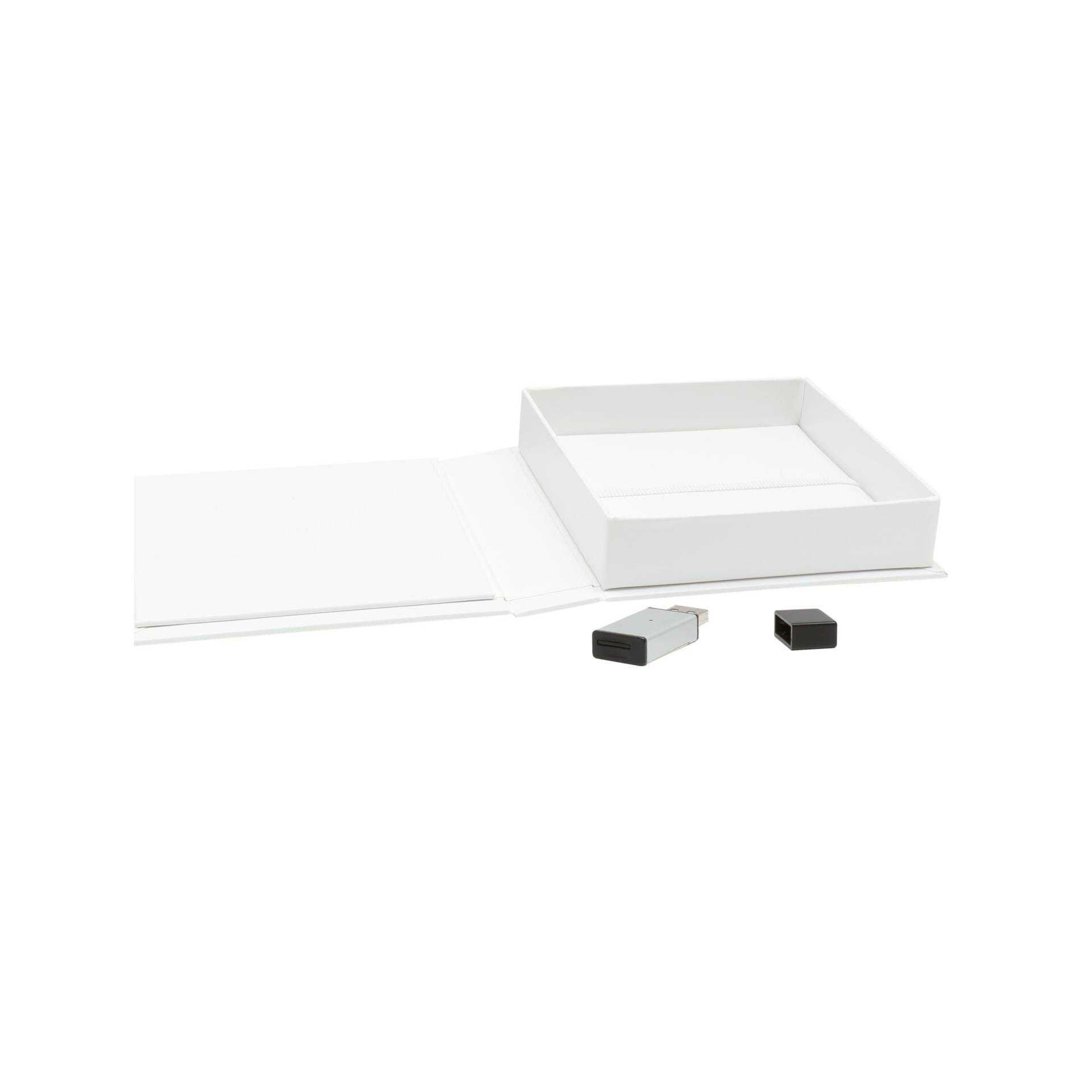 Deknudt S66DJ4 weiß          8x8 Aufbewahrungskarton USB Stick