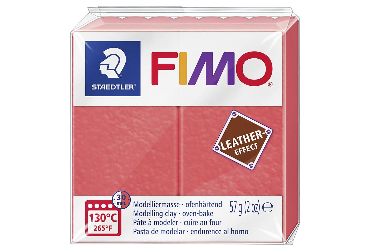 STAEDTLER Modelliermasse Fimo Leder effect wassermelone