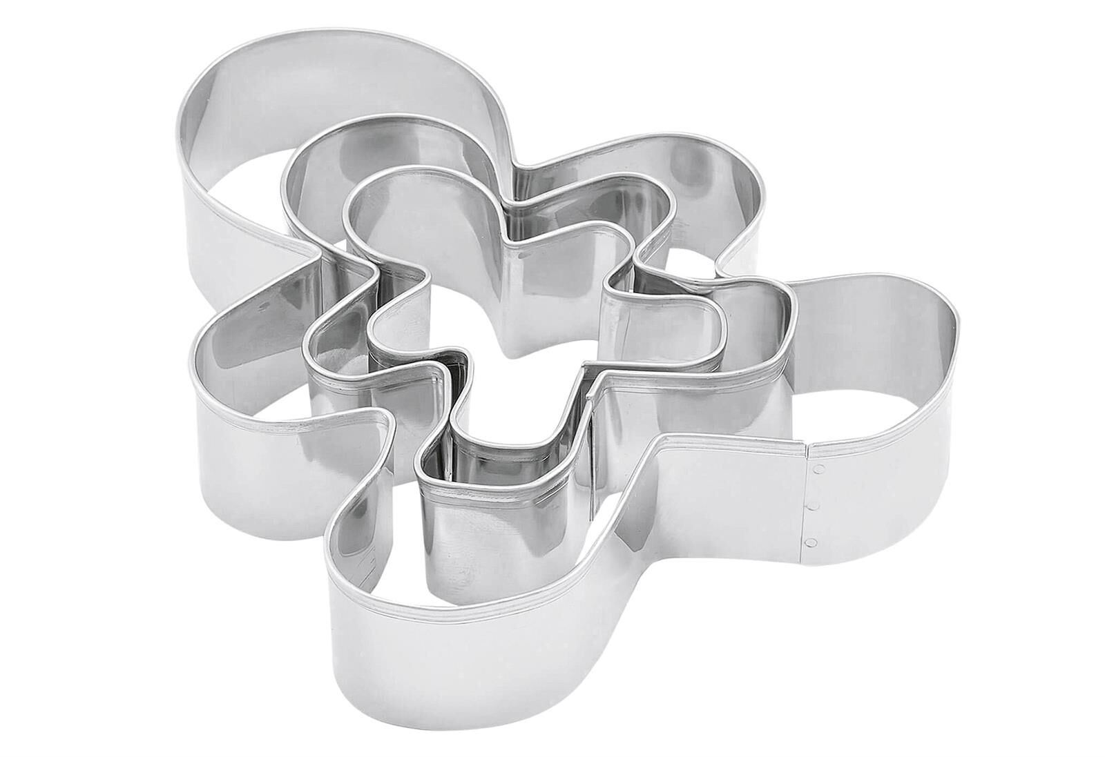 Dr. Oetker Ausstecher Lebkuchenmann 13x11cm,9x7cm,6x5x3cm 3er Set ES