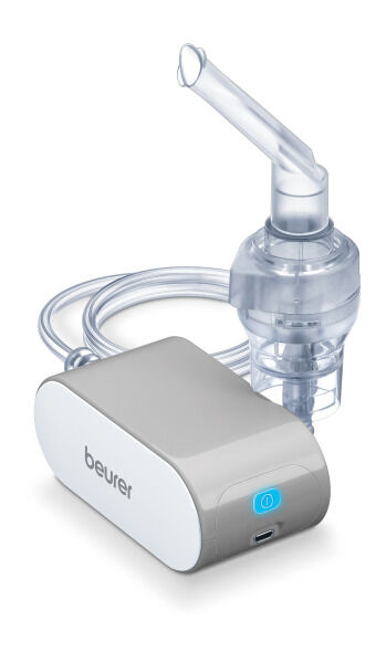 BEURER Inhalator Netz 0.25ml/min Desinfektionsfähig grau-weiß IH 58 DC
