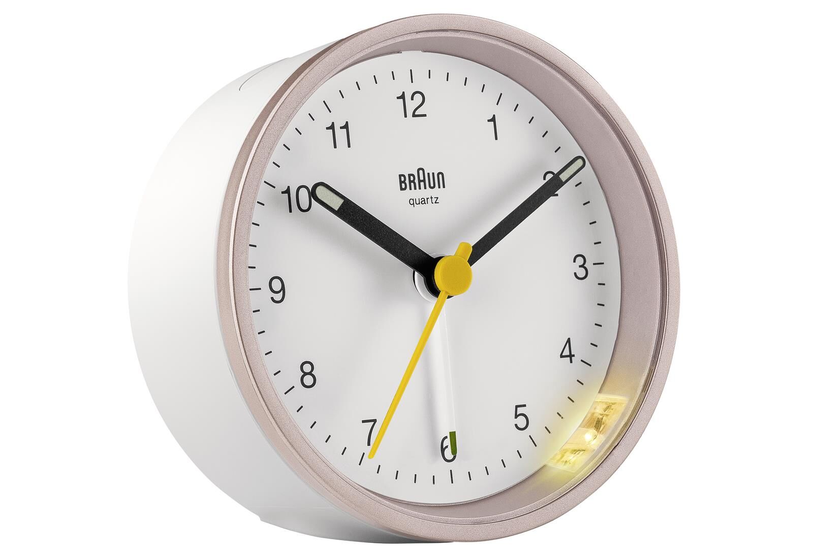 BRAUN Quarzwecker BC12PW pink/weiß