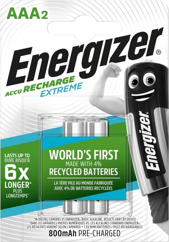 Energizer HR03 Akku Micro 800 mAh 2-er Blister