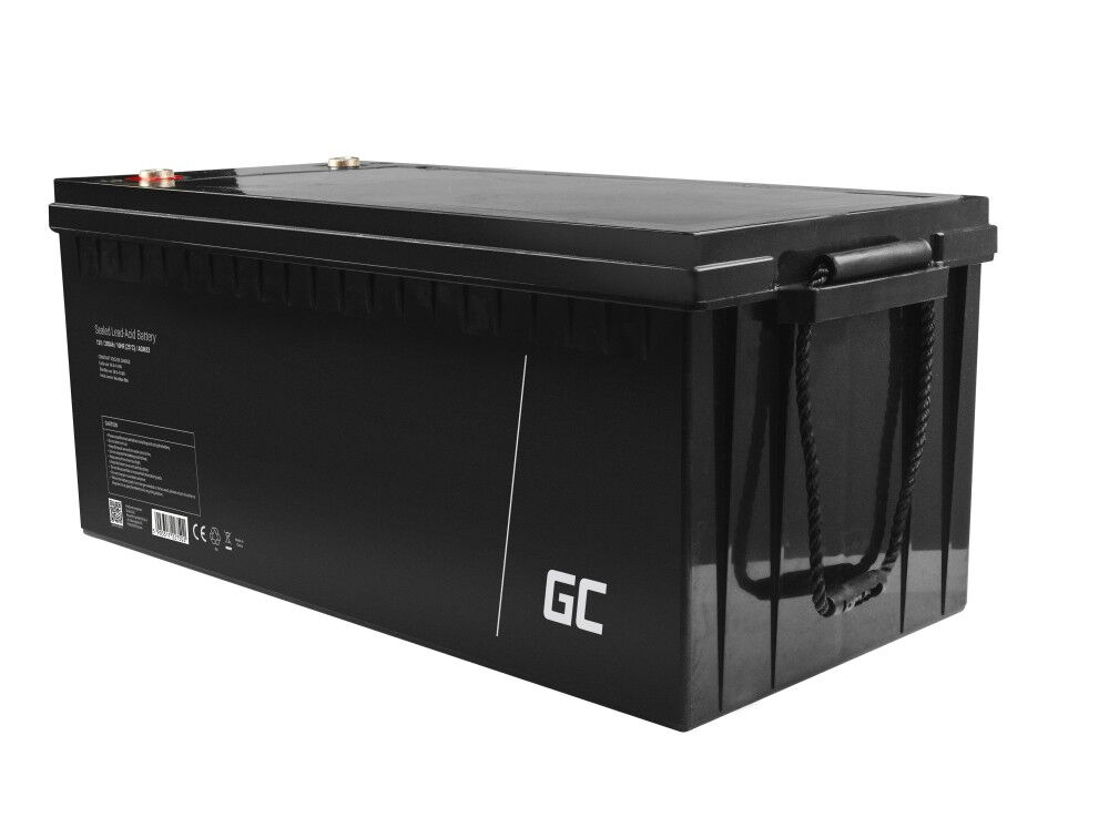 Green Cell AGM33, VRLA AGM, 200 Ah, 12 V, Marine/Freizeit, Wartungsfrei, 58 kg