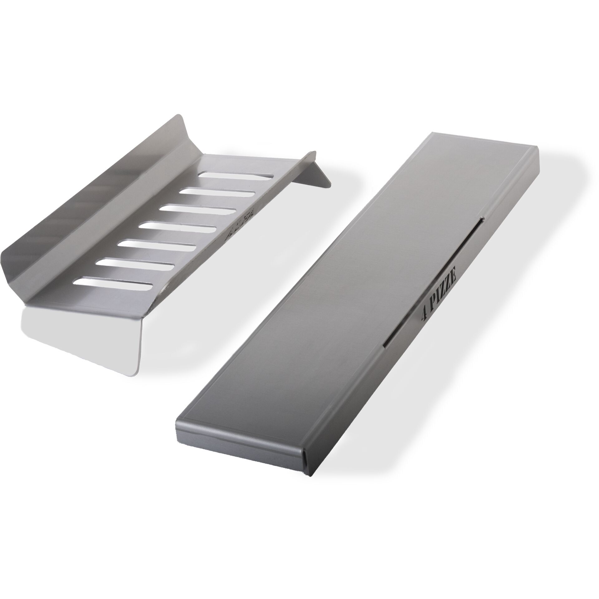 Alfa Forni Kit Hybrid 1 Pizza (Moderno) Edelstahl