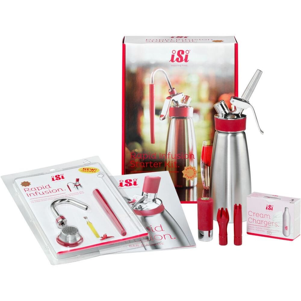 iSi Schlagsahnebereiter Rapid Infusion Starter Set 0,5 Liter iSi Schlagsahnebereiter Rapid Infusion Starter Set 0,5 Liter