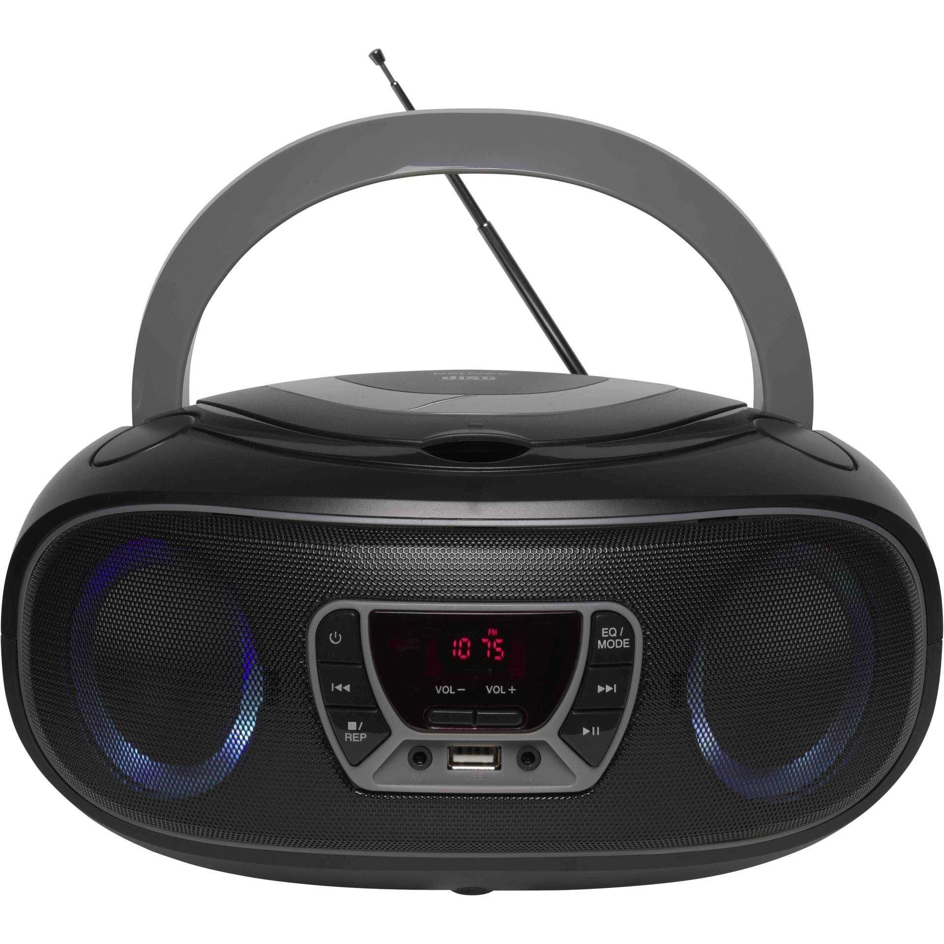 Denver TCL-212BT UKW CD-Radio AUX, CD, USB, Bluetooth® Stimmungslicht Grau (111141300012)